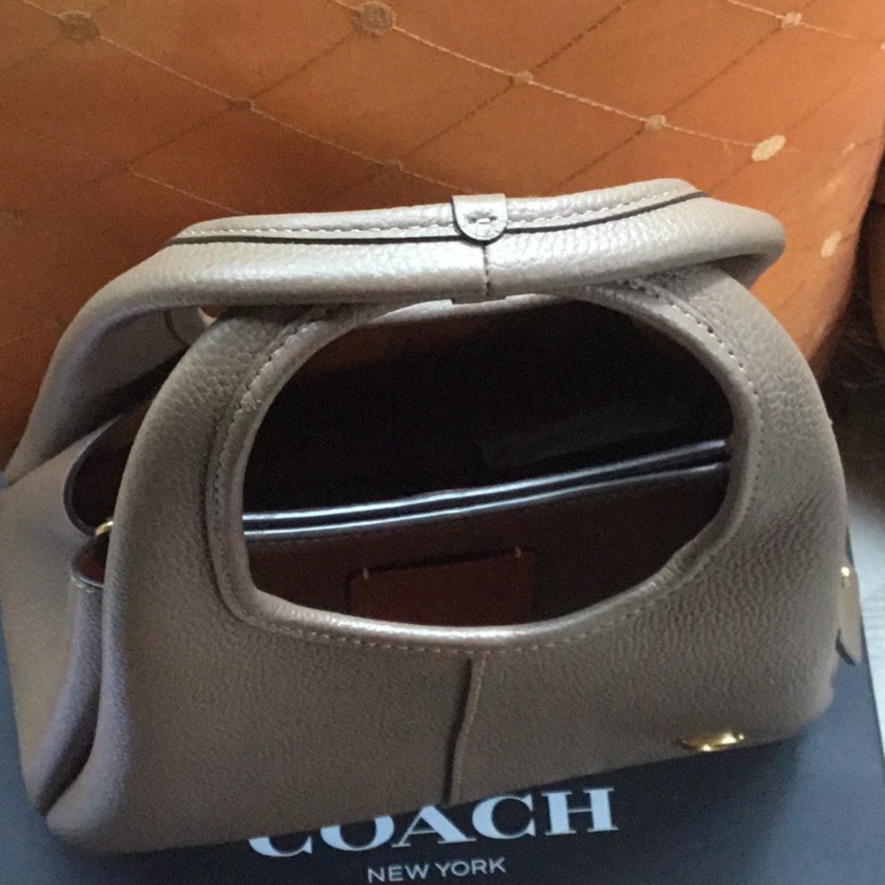 Coach Tan Leather Mini Bag - Picture 3 of 5